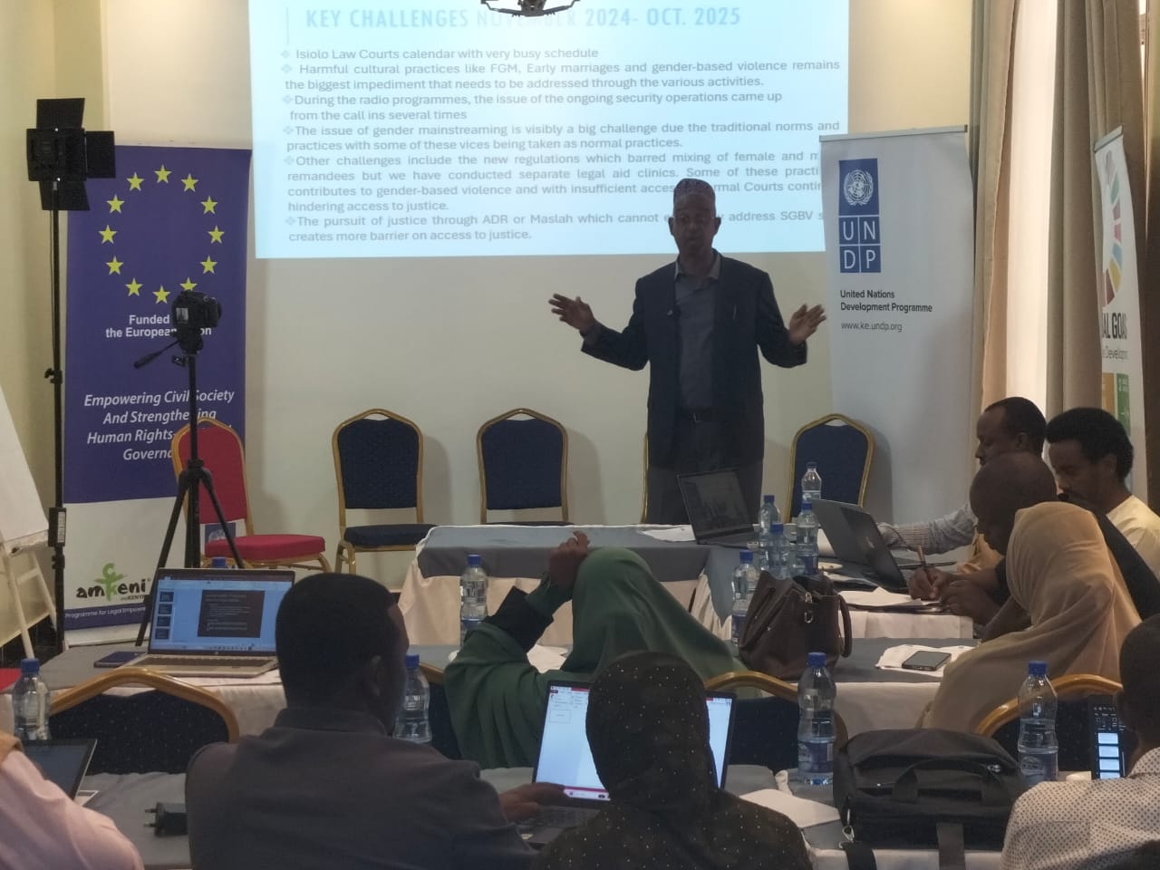 Community gathering in Garissa County